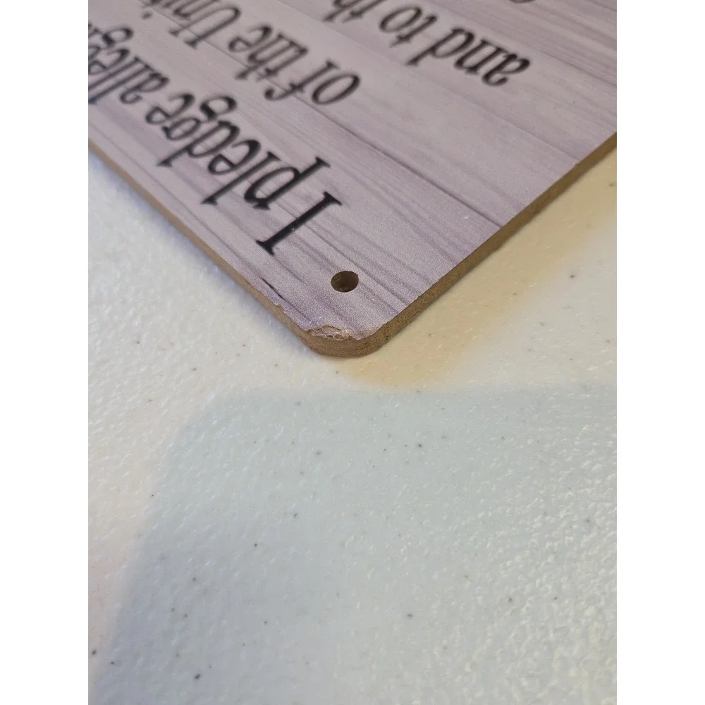 Pledge Of‎ Allegiance Wooden Hanging Sign Classroom Teacher